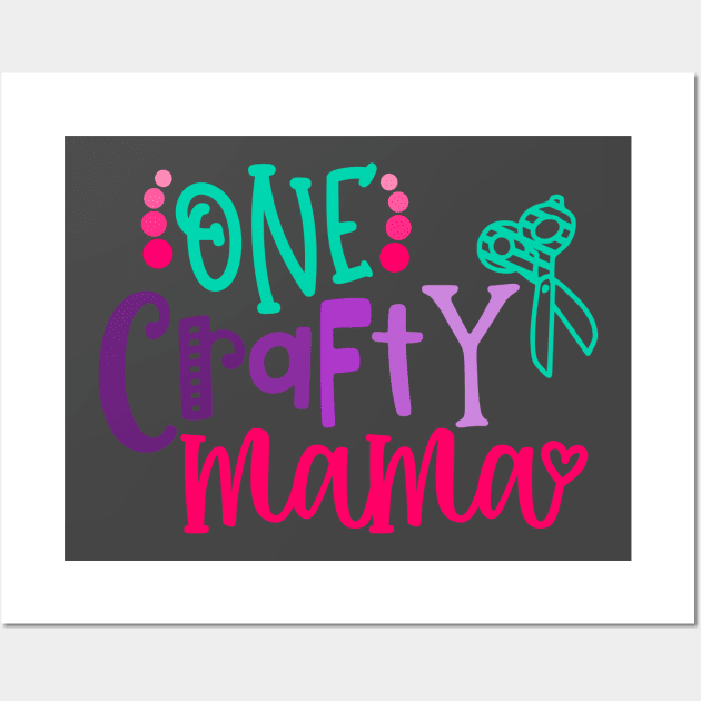 One Crafty Mama Wall Art by kimmieshops